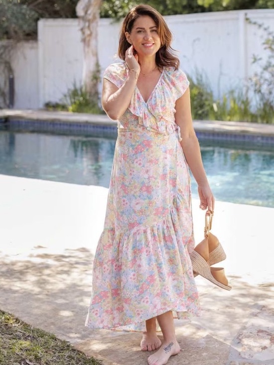Jillian Harris x Joe Fresh Dresses & Skirts - Jillian Harris x Joe Fresh Floral Wrap Dress